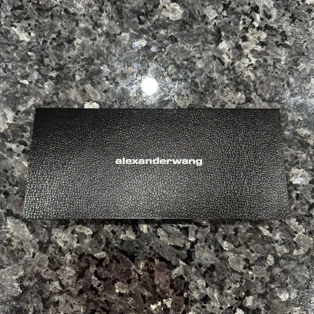 Alexander Wang Black Shopping Gift Empty Paper Bag 16 x 12 x 6